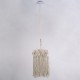 GLOBOSTAR® CONGO 36206 Boho Κρεμαστό Φωτιστικό Οροφής με Ντουί 1 x E27 AC 220-240V IP20 - Μπεζ - Μ30 x Π30 x Υ50cm