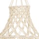 GloboStar® 36209 SOMALIA Boho Καπέλο Φωτιστικού Μακραμέ Πλεκτό Χειροποίητο Μπεζ Βαμβακερό Νήμα - Μ30 x Π30 x Υ90cm GloboStar® 36209 SOMALIA Boho Καπέλο Φωτιστικού Μακραμέ Πλεκτό Χειροποίητο Μπεζ Βαμβακερό Νήμα - Μ30 x Π30 x Υ90cm