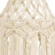 GloboStar® 36209 SOMALIA Boho Καπέλο Φωτιστικού Μακραμέ Πλεκτό Χειροποίητο Μπεζ Βαμβακερό Νήμα - Μ30 x Π30 x Υ90cm GloboStar® 36209 SOMALIA Boho Καπέλο Φωτιστικού Μακραμέ Πλεκτό Χειροποίητο Μπεζ Βαμβακερό Νήμα - Μ30 x Π30 x Υ90cm