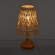 GLOBOSTAR® RWANDA 36210 Boho Επιτραπέζιο Φωτιστικό Πορτατίφ με Ντουί 1 x E27 AC 220-240V IP20 - Μπεζ & Καφέ - Μ15 x Π15 x Υ30cm GLOBOSTAR® RWANDA 36210 Boho Επιτραπέζιο Φωτιστικό Πορτατίφ με Ντουί 1 x E27 AC 220-240V IP20 - Μπεζ & Καφέ - Μ15 x Π15 x Υ30cm
