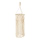 GLOBOSTAR® BAHRI 36211 Boho Κρεμαστό Φωτιστικό Οροφής με Ντουί 1 x E27 AC 220-240V IP20 - Μπεζ - Μ20 x Π20 x Υ65cm