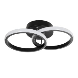 GLOBOSTAR® CORA 61058 Μοντέρνο Φωτιστικό Οροφής LED 18W 2160lm 300° AC 220-240V IP20 Ρυθμιζόμενο Λευκό CCT με On/Off 2700K/4500K/6000K - Lumileds SMD Chip - Μαύρο Ματ - Μ36 x Π20.5 x Υ7cm - 3 Χρόνια Εγγύηση GLOBOSTAR® CORA 61058 Μοντέρνο Φωτιστικό Οροφής LED 18W 2160lm 300° AC 220-240V IP20 Ρυθμιζόμενο Λευκό CCT με On/Off 2700K/4500K/6000K - Lumileds SMD Chip - Μαύρο Ματ - Μ36 x Π20.5 x Υ7cm - 3 Χρόνια Εγγύηση