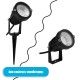 GLOBOSTAR® TREECOBO 75585 Φωτιστικό Σποτ για Φυτά - Δέντρα με Βάση Κήπου / Καρφωτό LED 10W 800lm 35° DC 12V Αδιάβροχο IP67 Κόκκινο Dimmable - Bridgelux COB Chip - Μαύρο - Μ6 x Π6 x Υ12.5cm - 2 Χρόνια Εγγύηση
