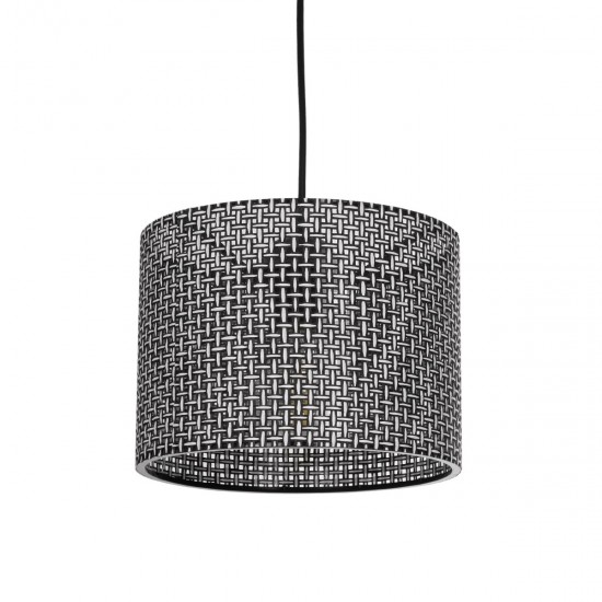 GLOBOSTAR® CLAIRIE 203-0133 Μοντέρνο Κρεμαστό Φωτιστικό Οροφής με Ντουί 1 x E27 AC 220-240V IP20 - Μαύρο & Λευκό - Μ22 x Π22 x Υ18cm GLOBOSTAR® CLAIRIE 203-0133 Μοντέρνο Κρεμαστό Φωτιστικό Οροφής με Ντουί 1 x E27 AC 220-240V IP20 - Μαύρο & Λευκό - Μ22 x Π22 x Υ18cm