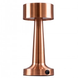 GloboStar® BELLA 76505 Επαναφορτιζόμενο Επιτραπέζιο Φωτιστικό Πορτατίφ LED 1.5W 105lm 120° DC 5V IP44 Θερμό Λευκό 2700K Dimmable Χάλκινο Αλουμίνιο - Μ9 x Π9 x Υ21cm - 2 Xρόνια Εγγύηση GloboStar® BELLA 76505 Επαναφορτιζόμενο Επιτραπέζιο Φωτιστικό Πορτατίφ LED 1.5W 105lm 120° DC 5V IP44 Θερμό Λευκό 2700K Dimmable Χάλκινο Αλουμίνιο - Μ9 x Π9 x Υ21cm - 2 Xρόνια Εγγύηση