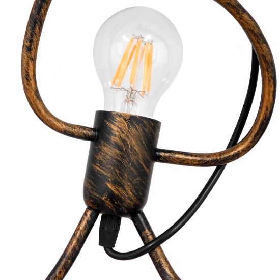 GLOBOSTAR® FIGURE 10001653 Παιδικό Κρεμαστό Φωτιστικό Οροφής με Ντουί 1 x E27 AC 220-240V IP20 - Χάλκινο - Μ20 x Π20 x Υ40cm GLOBOSTAR® FIGURE 10001653 Παιδικό Κρεμαστό Φωτιστικό Οροφής με Ντουί 1 x E27 AC 220-240V IP20 - Χάλκινο - Μ20 x Π20 x Υ40cm