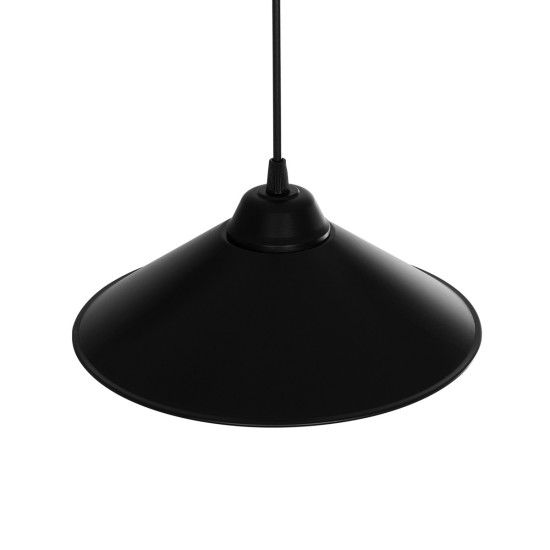 GLOBOSTAR® FONTE 203-0080 Μοντέρνο Κρεμαστό Φωτιστικό Οροφής με Ντουί 1 x E27 AC 220-240V IP20 - Μαύρο - Μ25.5 x Π25.5 x Υ10cm GLOBOSTAR® FONTE 203-0080 Μοντέρνο Κρεμαστό Φωτιστικό Οροφής με Ντουί 1 x E27 AC 220-240V IP20 - Μαύρο - Μ25.5 x Π25.5 x Υ10cm