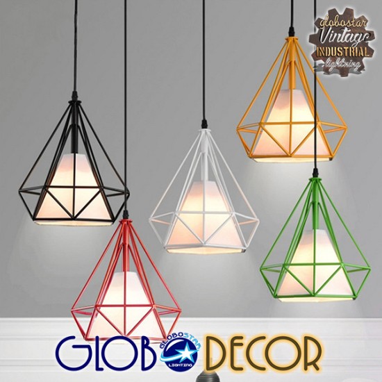 GLOBOSTAR® KAIRI 01619 Μοντέρνο Κρεμαστό Φωτιστικό Οροφής με Ντουί 1 x E27 AC 220-240V IP20 - Λευκό - Μ38 x Π38 x Υ39cm GLOBOSTAR® KAIRI 01619 Μοντέρνο Κρεμαστό Φωτιστικό Οροφής με Ντουί 1 x E27 AC 220-240V IP20 - Λευκό - Μ38 x Π38 x Υ39cm