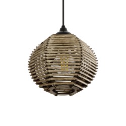 GLOBOSTAR® JUTTI 205-0041 Boho Κρεμαστό Φωτιστικό Οροφής με Ντουί 1 x E27 AC 220-240V IP20 - Μπεζ - M20 x Π20 x Υ18cm GLOBOSTAR® JUTTI 205-0041 Boho Κρεμαστό Φωτιστικό Οροφής με Ντουί 1 x E27 AC 220-240V IP20 - Μπεζ - M20 x Π20 x Υ18cm