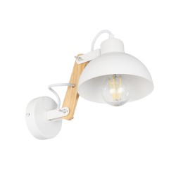 GLOBOSTAR® GRANT 00903 Μοντέρνο Φωτιστικό Τοίχου - Απλίκα με Ντουί 1 x E27 AC 220-240V IP20 - Λευκό & Μπεζ - Μ15 x Π23 x Υ22cm GLOBOSTAR® GRANT 00903 Μοντέρνο Φωτιστικό Τοίχου - Απλίκα με Ντουί 1 x E27 AC 220-240V IP20 - Λευκό & Μπεζ - Μ15 x Π23 x Υ22cm