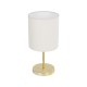 GLOBOSTAR® GLOSSY 204-0078 Μοντέρνο Επιτραπέζιο Φωτιστικό Πορτατίφ με Ντουί 1 x E27 AC 220-240V IP20 - Χρυσό & Μπεζ - Μ19 x Π19 x Υ38cm GLOBOSTAR® GLOSSY 204-0078 Μοντέρνο Επιτραπέζιο Φωτιστικό Πορτατίφ με Ντουί 1 x E27 AC 220-240V IP20 - Χρυσό & Μπεζ - Μ19 x Π19 x Υ38cm