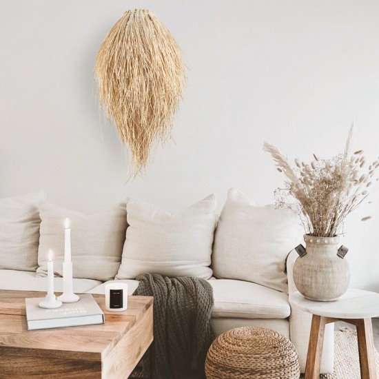 GLOBOSTAR® ARCHIPELAGO 01749 Boho Κρεμαστό Φωτιστικό Οροφής με Ντουί 1 x E27 AC 220-240V IP20 - Μπεζ - Μ40 x Π40 x Υ63cm GLOBOSTAR® ARCHIPELAGO 01749 Boho Κρεμαστό Φωτιστικό Οροφής με Ντουί 1 x E27 AC 220-240V IP20 - Μπεζ - Μ40 x Π40 x Υ63cm