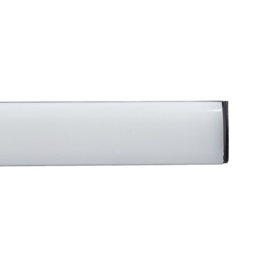 GLOBOSTAR® ELLIS 60444 Μοντέρνο Φωτιστικό Τοίχου - Απλίκα Καθρέπτη Μπάνιου LED 12W 1400lm 120° AC 220-240V IP44 Φυσικό Λευκό 4500K - Lumileds SMD Chip & TÜV SÜD Driver - Μαύρο Ματ - Μ60 x Π16 x Υ6cm - 3 Χρόνια Εγγύηση