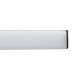 GLOBOSTAR® ELLIS 60444 Μοντέρνο Φωτιστικό Τοίχου - Απλίκα Καθρέπτη Μπάνιου LED 12W 1400lm 120° AC 220-240V IP44 Φυσικό Λευκό 4500K - Lumileds SMD Chip & TÜV SÜD Driver - Μαύρο Ματ - Μ60 x Π16 x Υ6cm - 3 Χρόνια Εγγύηση