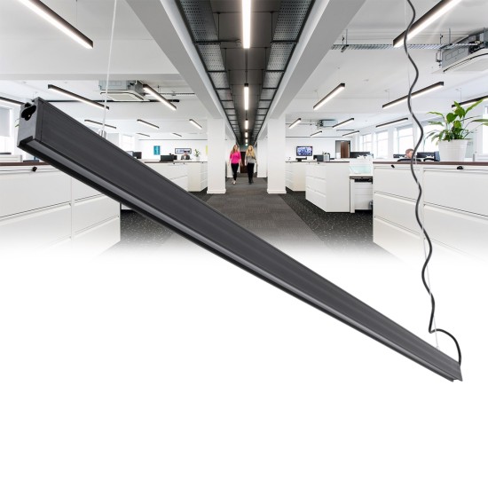GloboStar® MARKET 61022-P Γραμμικό Κρεμαστό Φωτιστικό Linear LED 18W 2170lm 60° AC 220-240V Μ120 x Π2 x Υ4cm Θερμό Λευκό 2700K - Μαύρο - 3 Years Warranty GloboStar® MARKET 61022-P Γραμμικό Κρεμαστό Φωτιστικό Linear LED 18W 2170lm 60° AC 220-240V Μ120 x Π2 x Υ4cm Θερμό Λευκό 2700K - Μαύρο - 3 Years Warranty