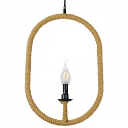 GLOBOSTAR® LINDELL 10001142 Vintage Κρεμαστό Φωτιστικό Οροφής με Ντουί 1 x E14 AC 220-240V IP20 - Μαύρο & Μπεζ - Μ35 x Π10 x Υ53cm GLOBOSTAR® LINDELL 10001142 Vintage Κρεμαστό Φωτιστικό Οροφής με Ντουί 1 x E14 AC 220-240V IP20 - Μαύρο & Μπεζ - Μ35 x Π10 x Υ53cm