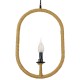 GLOBOSTAR® LINDELL 10001142 Vintage Κρεμαστό Φωτιστικό Οροφής με Ντουί 1 x E14 AC 220-240V IP20 - Μαύρο & Μπεζ - Μ35 x Π10 x Υ53cm GLOBOSTAR® LINDELL 10001142 Vintage Κρεμαστό Φωτιστικό Οροφής με Ντουί 1 x E14 AC 220-240V IP20 - Μαύρο & Μπεζ - Μ35 x Π10 x Υ53cm