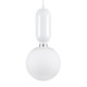 GLOBOSTAR® MAVERICK 00944 Μοντέρνο Κρεμαστό Φωτιστικό Οροφής με Ντουί 1 x E27 AC 220-240V IP20 - Λευκό - Μ15 x Π15 x Υ33cm GLOBOSTAR® MAVERICK 00944 Μοντέρνο Κρεμαστό Φωτιστικό Οροφής με Ντουί 1 x E27 AC 220-240V IP20 - Λευκό - Μ15 x Π15 x Υ33cm