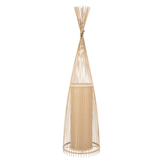 GLOBOSTAR® AZORES 01755 Boho Επιδαπέδιο Φωτιστικό με Ντουί 1 x E27 AC 220-240V IP20 - Μπεζ - Μ40 x Π40 x Υ150cm GLOBOSTAR® AZORES 01755 Boho Επιδαπέδιο Φωτιστικό με Ντουί 1 x E27 AC 220-240V IP20 - Μπεζ - Μ40 x Π40 x Υ150cm
