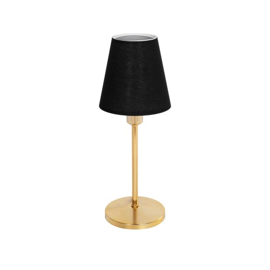 GLOBOSTAR® GLOSSY 204-0056 Μοντέρνο Επιτραπέζιο Φωτιστικό Πορτατίφ με Ντουί 1 x E14 AC 220-240V IP20 - Χρυσό & Μαύρο - Μ14 x Π14 x Υ36cm GLOBOSTAR® GLOSSY 204-0056 Μοντέρνο Επιτραπέζιο Φωτιστικό Πορτατίφ με Ντουί 1 x E14 AC 220-240V IP20 - Χρυσό & Μαύρο - Μ14 x Π14 x Υ36cm