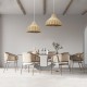 GLOBOSTAR® MAYOTTE 00724 Boho Κρεμαστό Φωτιστικό Οροφής με Ντουί 1 x E27 AC 220-240V IP20 - Μπεζ - Μ40 x Π40 x Υ28cm GLOBOSTAR® MAYOTTE 00724 Boho Κρεμαστό Φωτιστικό Οροφής με Ντουί 1 x E27 AC 220-240V IP20 - Μπεζ - Μ40 x Π40 x Υ28cm