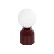 GLOBOSTAR® MAGIC 204-0135 Μοντέρνο Επιτραπέζιο Φωτιστικό Πορτατίφ με Ντουί 1 x E14 AC 220-240V IP20 - Κόκκινο & Λευκό - Μ15 x Π15 x Υ28cm GLOBOSTAR® MAGIC 204-0135 Μοντέρνο Επιτραπέζιο Φωτιστικό Πορτατίφ με Ντουί 1 x E14 AC 220-240V IP20 - Κόκκινο & Λευκό - Μ15 x Π15 x Υ28cm