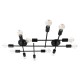 GLOBOSTAR® PIPING 00667-1 Vintage Φωτιστικό Οροφής με Ντουί 12 x E27 AC 220-240V IP20 - Μαύρο - Μ78.5 x Π9.5 x Υ64cm GLOBOSTAR® PIPING 00667-1 Vintage Φωτιστικό Οροφής με Ντουί 12 x E27 AC 220-240V IP20 - Μαύρο - Μ78.5 x Π9.5 x Υ64cm