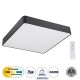 GLOBOSTAR® KAMALA 61208-S Μοντέρνο Φωτιστικό Οροφής LED 75W 8625lm 120° AC 220-240V IP20 Ρυθμιζόμενο Λευκό CCT με Χειριστήριο από 2700K έως 6000K Dimmable - Lumileds SMD Chip - Μαύρο Ματ - Μ60 x Π60 x Υ8cm - 3 Χρόνια Εγγύηση GLOBOSTAR® KAMALA 61208-S Μοντέρνο Φωτιστικό Οροφής LED 75W 8625lm 120° AC 220-240V IP20 Ρυθμιζόμενο Λευκό CCT με Χειριστήριο από 2700K έως 6000K Dimmable - Lumileds SMD Chip - Μαύρο Ματ - Μ60 x Π60 x Υ8cm - 3 Χρόνια Εγγύηση
