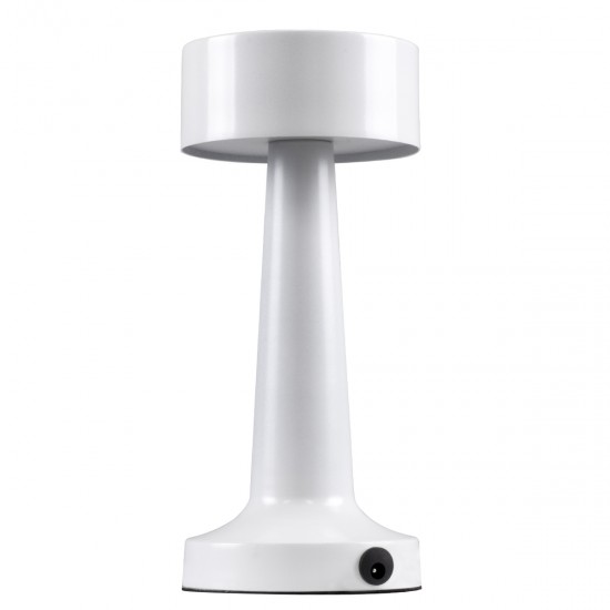 GloboStar® BELLA 76502 Επαναφορτιζόμενο Επιτραπέζιο Φωτιστικό Πορτατίφ LED 1.5W 105lm 120° DC 5V IP44 Θερμό Λευκό 2700K Dimmable Λευκό Αλουμίνιο - Μ9 x Π9 x Υ21cm - 2 Xρόνια Εγγύηση GloboStar® BELLA 76502 Επαναφορτιζόμενο Επιτραπέζιο Φωτιστικό Πορτατίφ LED 1.5W 105lm 120° DC 5V IP44 Θερμό Λευκό 2700K Dimmable Λευκό Αλουμίνιο - Μ9 x Π9 x Υ21cm - 2 Xρόνια Εγγύηση