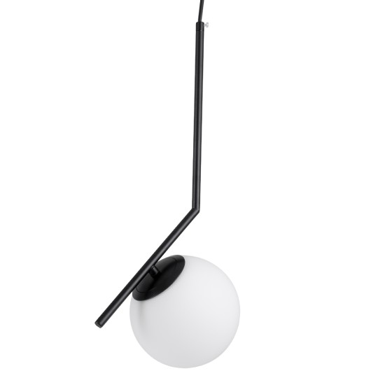 GLOBOSTAR® MONROE 00959 Μοντέρνο Κρεμαστό Φωτιστικό Οροφής με Ντουί 1 x E27 AC 220-240V IP20 - Μαύρο & Λευκό - Μ15 x Π15 x Υ49cm GLOBOSTAR® MONROE 00959 Μοντέρνο Κρεμαστό Φωτιστικό Οροφής με Ντουί 1 x E27 AC 220-240V IP20 - Μαύρο & Λευκό - Μ15 x Π15 x Υ49cm