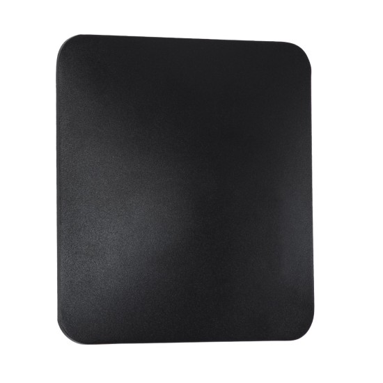GLOBOSTAR® HELIO-S 60662 Μοντέρνο Φωτιστικό Τοίχου - Απλίκα LED 7W 700lm 120° AC 220-240V Αδιάβροχο IP65 Θερμό Λευκό 2700K - Lumileds SMD Chip & TÜV SÜD Driver - Μαύρο Ματ - Μ16 x Π5 x Υ16cm - 5 Χρόνια Εγγύηση