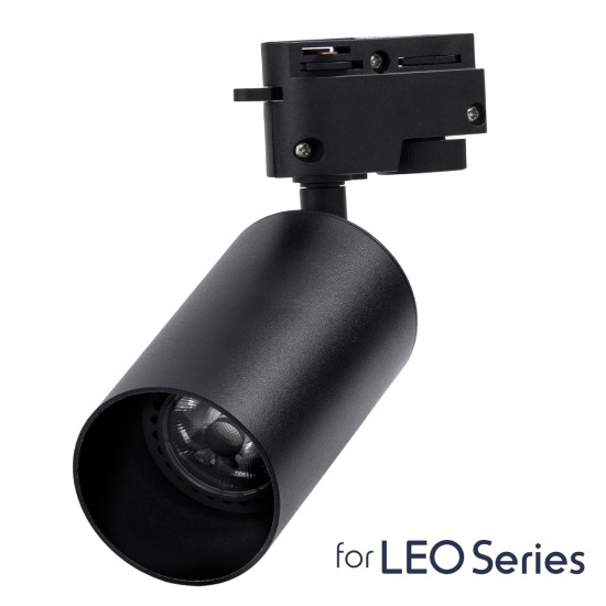 GLOBOSTAR® LEO 60353 Κινούμενο Φωτιστικό Σποτ Ράγας με Ντουί 1 x GU10 AC 220-240V IP20 - Μαύρο Ματ - Μ6 x Π6 x Υ19cm GLOBOSTAR® LEO 60353 Κινούμενο Φωτιστικό Σποτ Ράγας με Ντουί 1 x GU10 AC 220-240V IP20 - Μαύρο Ματ - Μ6 x Π6 x Υ19cm