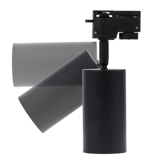 GLOBOSTAR® LEO 60353 Κινούμενο Φωτιστικό Σποτ Ράγας με Ντουί 1 x GU10 AC 220-240V IP20 - Μαύρο Ματ - Μ6 x Π6 x Υ19cm GLOBOSTAR® LEO 60353 Κινούμενο Φωτιστικό Σποτ Ράγας με Ντουί 1 x GU10 AC 220-240V IP20 - Μαύρο Ματ - Μ6 x Π6 x Υ19cm