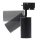 GLOBOSTAR® LEO 60353 Κινούμενο Φωτιστικό Σποτ Ράγας με Ντουί 1 x GU10 AC 220-240V IP20 - Μαύρο Ματ - Μ6 x Π6 x Υ19cm GLOBOSTAR® LEO 60353 Κινούμενο Φωτιστικό Σποτ Ράγας με Ντουί 1 x GU10 AC 220-240V IP20 - Μαύρο Ματ - Μ6 x Π6 x Υ19cm