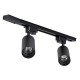 GLOBOSTAR® LEO 60354 Μοντέρνο Φωτιστικό Οροφής με Ντουί 2 x GU10 AC 220-240V IP20 - Μαύρο - Μ50.5 x Π6 x Υ20cm GLOBOSTAR® LEO 60354 Μοντέρνο Φωτιστικό Οροφής με Ντουί 2 x GU10 AC 220-240V IP20 - Μαύρο - Μ50.5 x Π6 x Υ20cm