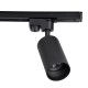 GLOBOSTAR® LEO 60356 Μοντέρνο Φωτιστικό Οροφής με Ντουί 4 x GU10 AC 220-240V IP20 - Μαύρο - Μ100 x Π6 x Υ20cm