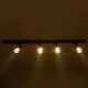 GLOBOSTAR® LEO 60360 Μοντέρνο Φωτιστικό Οροφής με Ντουί 4 x GU10 AC 220-240V IP20 - Χρυσό Πλατίνα - Μ100 x Π6 x Υ20cm GLOBOSTAR® LEO 60360 Μοντέρνο Φωτιστικό Οροφής με Ντουί 4 x GU10 AC 220-240V IP20 - Χρυσό Πλατίνα - Μ100 x Π6 x Υ20cm