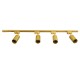 GLOBOSTAR® LEO 60360 Μοντέρνο Φωτιστικό Οροφής με Ντουί 4 x GU10 AC 220-240V IP20 - Χρυσό Πλατίνα - Μ100 x Π6 x Υ20cm GLOBOSTAR® LEO 60360 Μοντέρνο Φωτιστικό Οροφής με Ντουί 4 x GU10 AC 220-240V IP20 - Χρυσό Πλατίνα - Μ100 x Π6 x Υ20cm