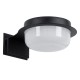 GLOBOSTAR® KIARA 60400 Μοντέρνο Φωτιστικό Τοίχου - Απλίκα Καθρέπτη Μπάνιου LED 5W 560lm 120° AC 220-240V IP44 Φυσικό Λευκό 4500K - Lumileds SMD Chip & TÜV SÜD Driver - Μαύρο Ματ & Λευκό - Μ10 x Π13 x Υ3cm - 3 Χρόνια Εγγύηση