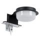 GLOBOSTAR® KIARA 60400 Μοντέρνο Φωτιστικό Τοίχου - Απλίκα Καθρέπτη Μπάνιου LED 5W 560lm 120° AC 220-240V IP44 Φυσικό Λευκό 4500K - Lumileds SMD Chip & TÜV SÜD Driver - Μαύρο Ματ & Λευκό - Μ10 x Π13 x Υ3cm - 3 Χρόνια Εγγύηση