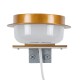 GLOBOSTAR® KIARA 60403 Μοντέρνο Φωτιστικό Τοίχου - Απλίκα Καθρέπτη Μπάνιου LED 5W 560lm 120° AC 220-240V IP44 Φυσικό Λευκό 4500K - Lumileds SMD Chip & TÜV SÜD Driver - Χάλκινο & Λευκό - Μ10 x Π13 x Υ3cm - 3 Χρόνια Εγγύηση