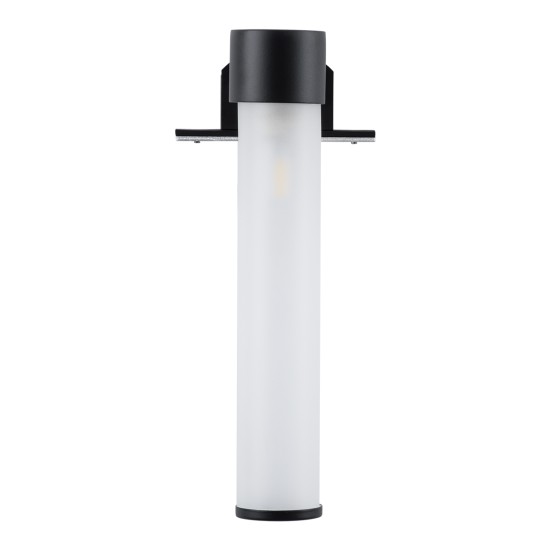 GLOBOSTAR® ELSA 60404 Μοντέρνο Φωτιστικό Τοίχου - Απλίκα Καθρέπτη Μπάνιου με Ντουί 1 x G9 AC 220-240V IP44 - Μαύρο Ματ & Λευκό - Μ3.5 x Π13.5 x Υ20cm