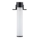 GLOBOSTAR® ELSA 60404 Μοντέρνο Φωτιστικό Τοίχου - Απλίκα Καθρέπτη Μπάνιου με Ντουί 1 x G9 AC 220-240V IP44 - Μαύρο Ματ & Λευκό - Μ3.5 x Π13.5 x Υ20cm