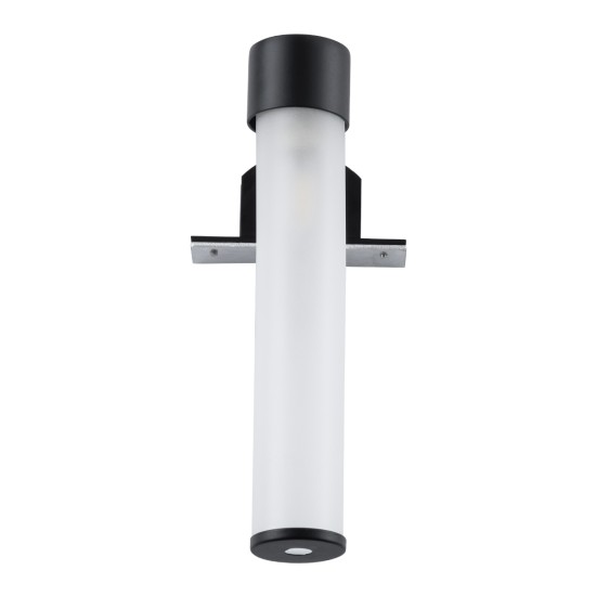GLOBOSTAR® ELSA 60404 Μοντέρνο Φωτιστικό Τοίχου - Απλίκα Καθρέπτη Μπάνιου με Ντουί 1 x G9 AC 220-240V IP44 - Μαύρο Ματ & Λευκό - Μ3.5 x Π13.5 x Υ20cm
