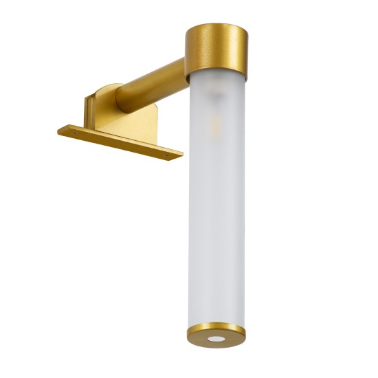GLOBOSTAR® ELSA 60405 Μοντέρνο Φωτιστικό Τοίχου - Απλίκα Καθρέπτη Μπάνιου με Ντουί 1 x G9 AC 220-240V IP44 - Χρυσό & Λευκό - Μ3.5 x Π13.5 x Υ20cm GLOBOSTAR® ELSA 60405 Μοντέρνο Φωτιστικό Τοίχου - Απλίκα Καθρέπτη Μπάνιου με Ντουί 1 x G9 AC 220-240V IP44 - Χρυσό & Λευκό - Μ3.5 x Π13.5 x Υ20cm