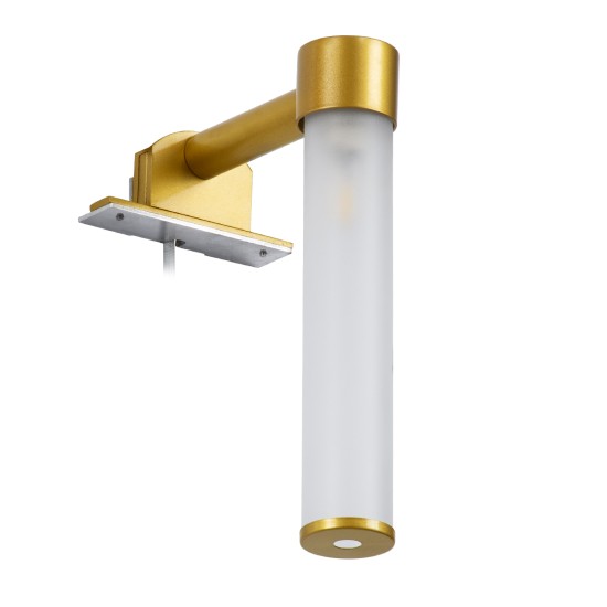 GLOBOSTAR® ELSA 60405 Μοντέρνο Φωτιστικό Τοίχου - Απλίκα Καθρέπτη Μπάνιου με Ντουί 1 x G9 AC 220-240V IP44 - Χρυσό & Λευκό - Μ3.5 x Π13.5 x Υ20cm GLOBOSTAR® ELSA 60405 Μοντέρνο Φωτιστικό Τοίχου - Απλίκα Καθρέπτη Μπάνιου με Ντουί 1 x G9 AC 220-240V IP44 - Χρυσό & Λευκό - Μ3.5 x Π13.5 x Υ20cm