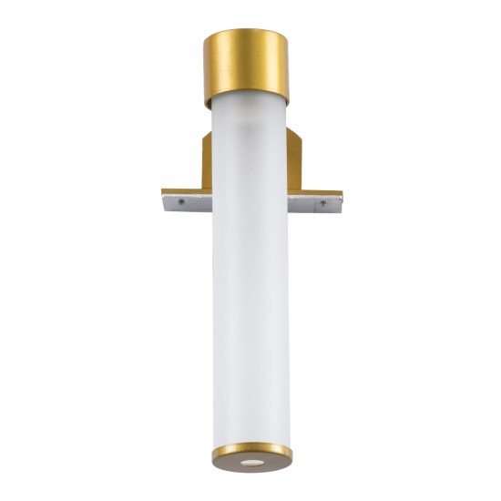 GLOBOSTAR® ELSA 60405 Μοντέρνο Φωτιστικό Τοίχου - Απλίκα Καθρέπτη Μπάνιου με Ντουί 1 x G9 AC 220-240V IP44 - Χρυσό & Λευκό - Μ3.5 x Π13.5 x Υ20cm GLOBOSTAR® ELSA 60405 Μοντέρνο Φωτιστικό Τοίχου - Απλίκα Καθρέπτη Μπάνιου με Ντουί 1 x G9 AC 220-240V IP44 - Χρυσό & Λευκό - Μ3.5 x Π13.5 x Υ20cm