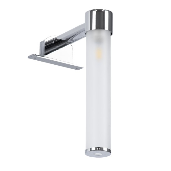 GLOBOSTAR® ELSA 60406 Μοντέρνο Φωτιστικό Τοίχου - Απλίκα Καθρέπτη Μπάνιου με Ντουί 1 x G9 AC 220-240V IP44 - Νίκελ Χρώμιο & Λευκό - Μ3.5 x Π13.5 x Υ20cm GLOBOSTAR® ELSA 60406 Μοντέρνο Φωτιστικό Τοίχου - Απλίκα Καθρέπτη Μπάνιου με Ντουί 1 x G9 AC 220-240V IP44 - Νίκελ Χρώμιο & Λευκό - Μ3.5 x Π13.5 x Υ20cm