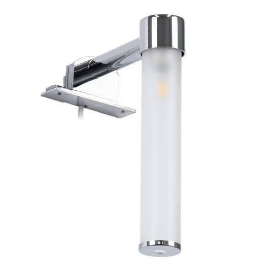 GLOBOSTAR® ELSA 60406 Μοντέρνο Φωτιστικό Τοίχου - Απλίκα Καθρέπτη Μπάνιου με Ντουί 1 x G9 AC 220-240V IP44 - Νίκελ Χρώμιο & Λευκό - Μ3.5 x Π13.5 x Υ20cm GLOBOSTAR® ELSA 60406 Μοντέρνο Φωτιστικό Τοίχου - Απλίκα Καθρέπτη Μπάνιου με Ντουί 1 x G9 AC 220-240V IP44 - Νίκελ Χρώμιο & Λευκό - Μ3.5 x Π13.5 x Υ20cm