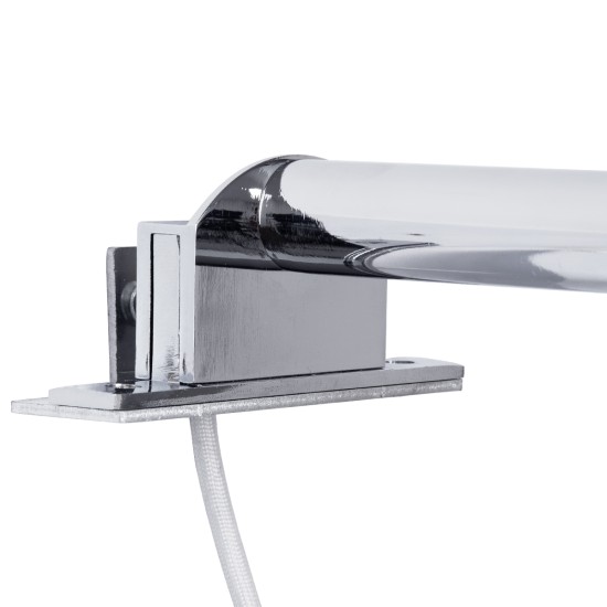 GLOBOSTAR® ELSA 60406 Μοντέρνο Φωτιστικό Τοίχου - Απλίκα Καθρέπτη Μπάνιου με Ντουί 1 x G9 AC 220-240V IP44 - Νίκελ Χρώμιο & Λευκό - Μ3.5 x Π13.5 x Υ20cm GLOBOSTAR® ELSA 60406 Μοντέρνο Φωτιστικό Τοίχου - Απλίκα Καθρέπτη Μπάνιου με Ντουί 1 x G9 AC 220-240V IP44 - Νίκελ Χρώμιο & Λευκό - Μ3.5 x Π13.5 x Υ20cm